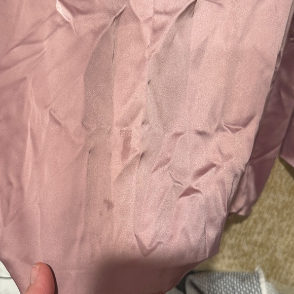 NAKED WARDROBE
Satin Wrap Blazer In Cherry Blossom Size S new with defects - Picture 6 of 7